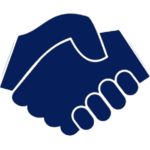 Icon of two shaking hands